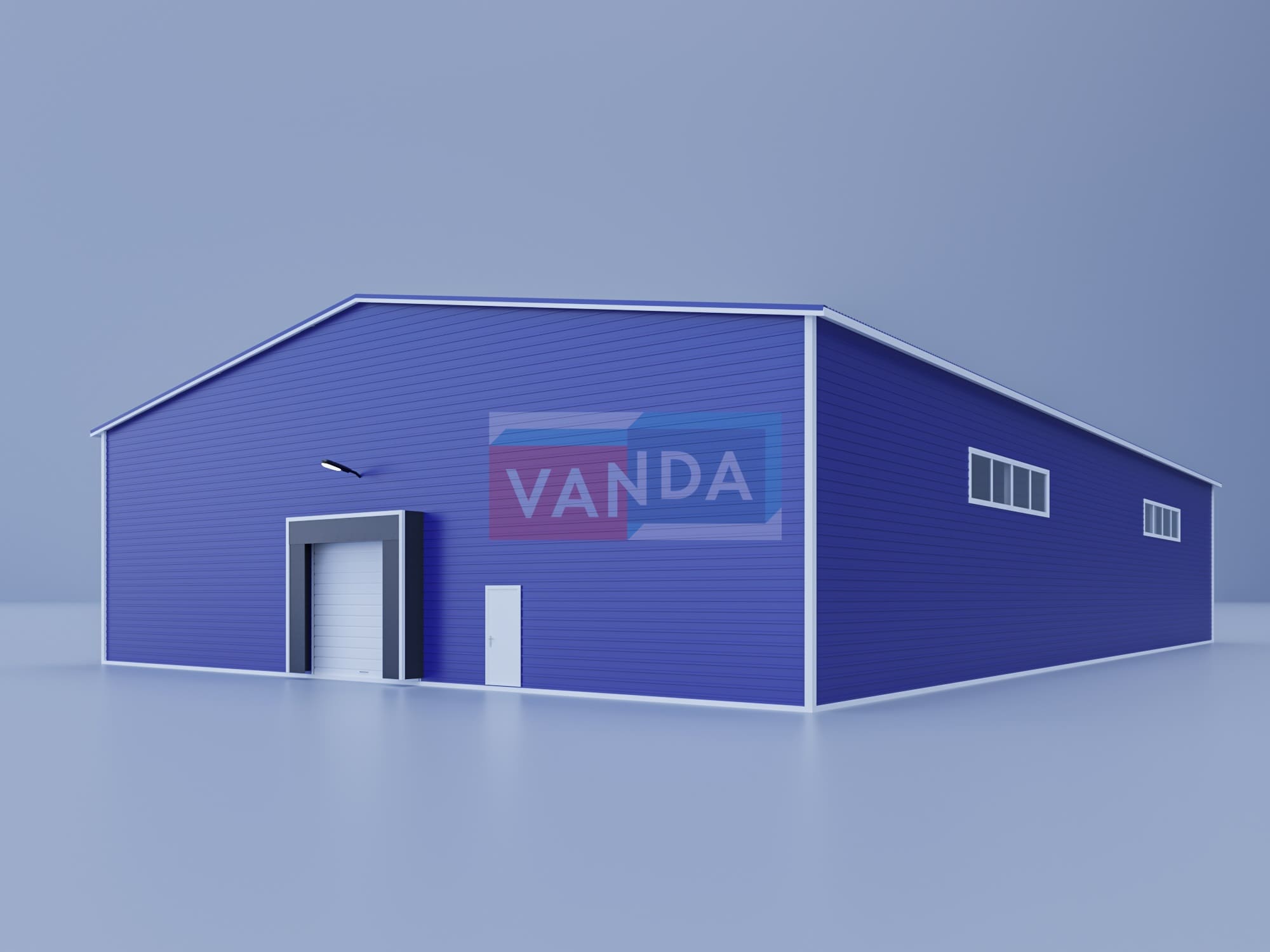 Склад из сэндвич панелей 42х24